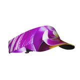Butterfly Seamless Tile Print Sun Visor Hat with Adjustable Design for Women and Men
