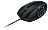 Logitech G600 MMO Gaming Mouse with RGB Backlighting and 20 Programmable Buttons