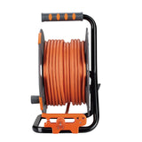 Link2Home Cord Reel with 80-Foot Extension Cord and 4 Power Outlets