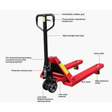Dayton 32HD10 Quiet Steel Pallet Jack, 4400 lb. Capacity, Red