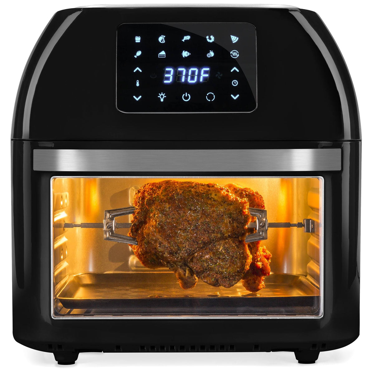Best Choice Products 10-in-1 Air Fryer Countertop Oven, 16.9qt Family Size with 1800W Power, Rotisserie and Dehydrator, Black
