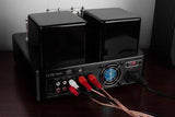 Dayton Audio HTA100BT 100W Hybrid Stereo Tube Amplifier with Bluetooth, USB, AUX, Phono, and Sub Out