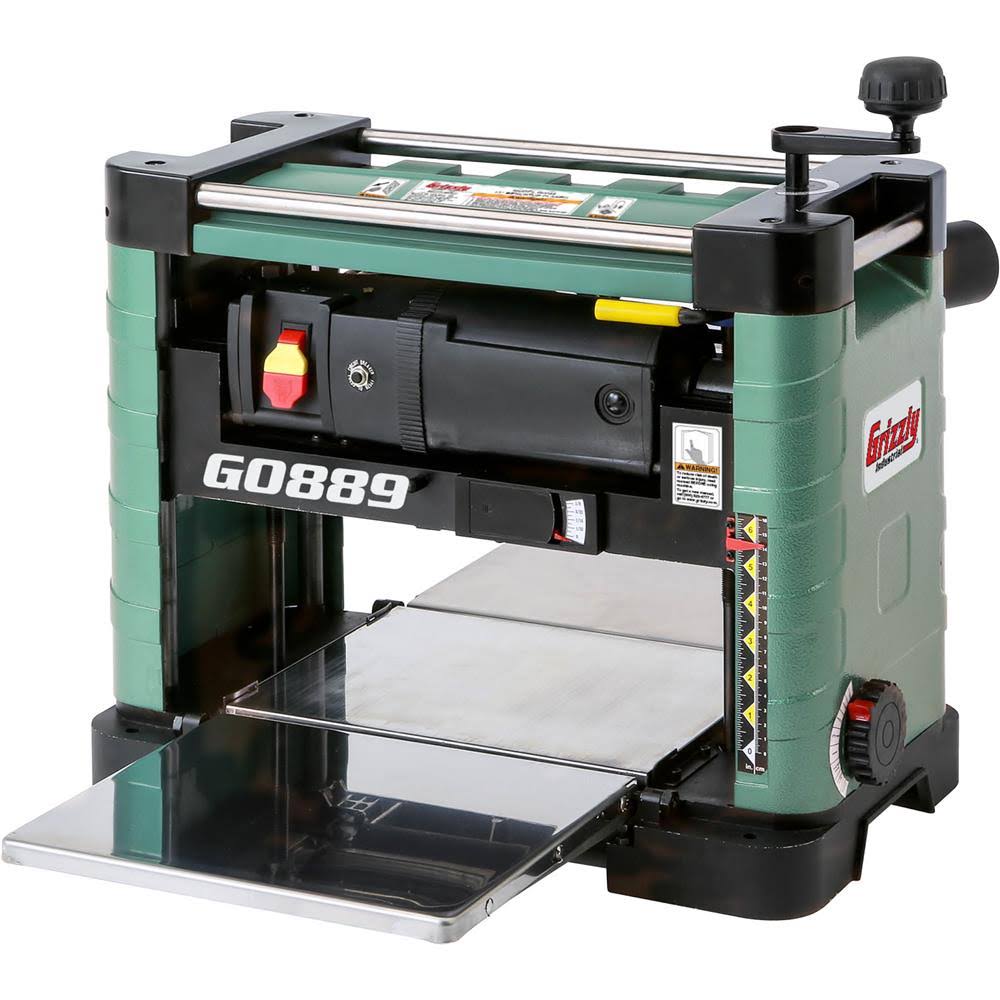Grizzly Industrial G0889 Benchtop Planer with 13×22 Capacity and 2 HP Motor