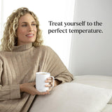 Ember Temperature Control Smart Mug 2, 14 Oz App-Controlled Heated Coffee Cup with Improved Design & 80-Minute Battery Life, White