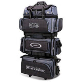 Storm Rolling Thunder 6-Ball Bowling Bag in Plaid, Gray and Black