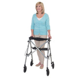Able Life Space Saver Rollator in Cobalt Blue, Each