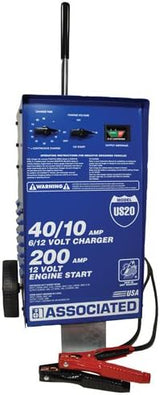 Associated Equipment US20 Value Battery Charger for 6/12 Volt Batteries