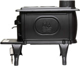 US Stove US1269E Cast Iron Log Wood Stove for 900 Sq. Ft. Spaces, Black