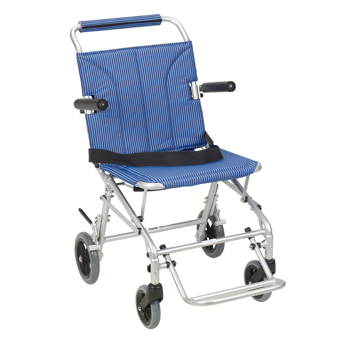 Drive Medical SL18 Super Light Wheeled Transport Chair, Foldable Design with Carry Bag
