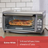 BLACK+DECKER TO3290XSBD Stainless Steel Toaster Oven, 8-Slice