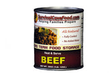 Survival Cave Food Canned Beef, Case of 12 28oz Cans