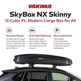 Yakima SkyBox NX XL 18-Cubic-Foot Rooftop Cargo Carrier with Hard Shell, SKS Lock, and Black Finish