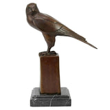 Design Toscano Noble Falcon Statue Crafted from Cast Bronze