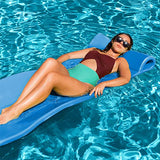 TRC Recreation Foam Pool Float, 1.25-Inch Floating Water Lounger for Swimming and Splashing