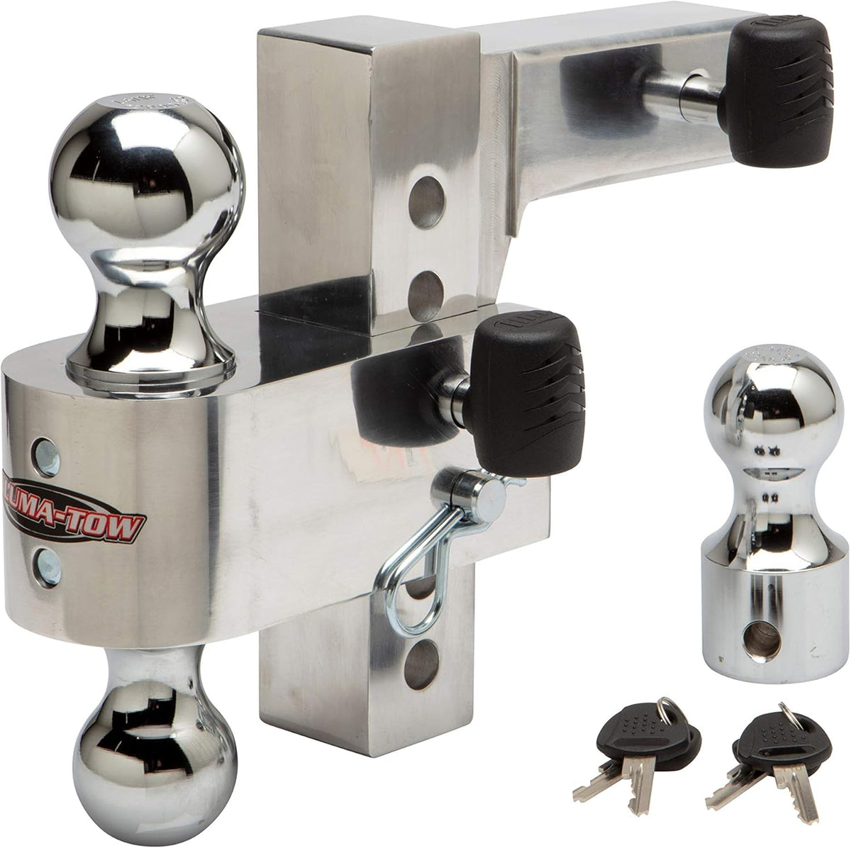 Uriah Products Aluma-Tow UT623410 6-Inch Drop Ball Mount for 2-Inch Receiver