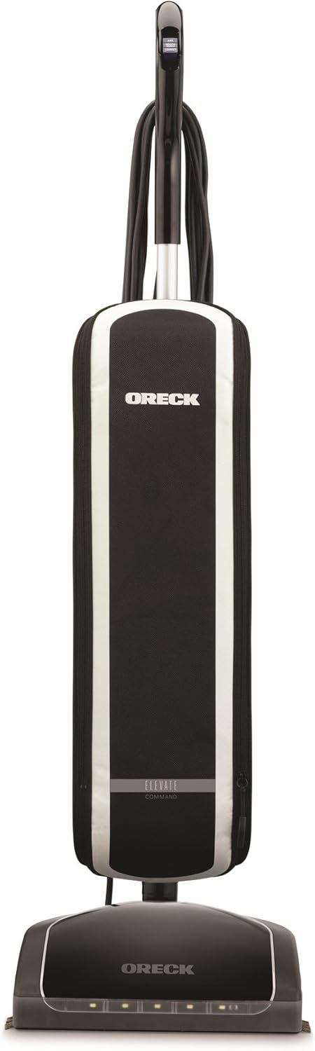 Lightweight Oreck Elevate Command Bagged Upright Vacuum Cleaner, UK30200 in Black with 30ft Power Cord