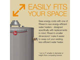 Rheem Performance 6-Gallon Point-of-Use Electric Water Heater with 2000-Watt Single Element and 6-Year Warranty