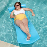 TRC Recreation Foam Pool Float, 1.25-Inch Floating Water Lounger for Swimming and Splashing