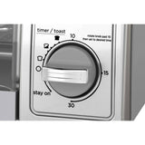 BLACK+DECKER 4-Slice Stainless Steel Toaster Oven, Silver