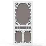 36-Inch x 80-Inch White Solid Vinyl Screen Door, Screen Tight CHS36