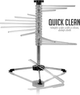 OVENTE ACPPA900C Collapsible Pasta Drying Rack with BPA-Free Acrylic Rods, 1.2 lb Capacity for Homemade Noodles