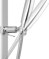 Waterpik SRXPP-763ME Handheld Shower Head with Chrome Slide Rail, Height Select Adjustment and PowerPulse Therapeutic Massage Spray