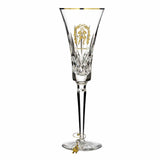 Waterford Lismore Ten Lords Gold Flute, 2018 Edition from the 12 Days of Christmas Collection