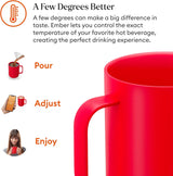 Ember Temperature Control Smart Mug 2, 14 Oz App-Controlled Heated Coffee Cup with Improved Design & 80-Minute Battery Life, White