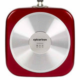 Epicurious 12-Inch Square Griddle in Red