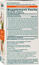 Himalaya HeartCare Daily Wellness Supplement, 720mg, 120 Capsules, 1-Month Supply