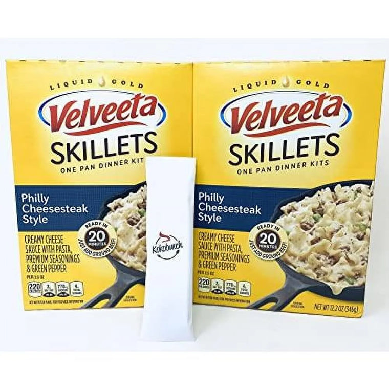 2-Pack Velveeta Skillets Philly Cheesesteak Meal Kits with Kokobunch