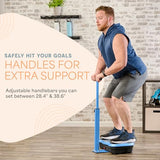 Lifepro TrimLite Whole Body Vibration Plate with Handlebars, 99 Speed Levels, Bluetooth Speaker, Resistance Bands and Remote for Exercise and Lymphatic Drainage Massage