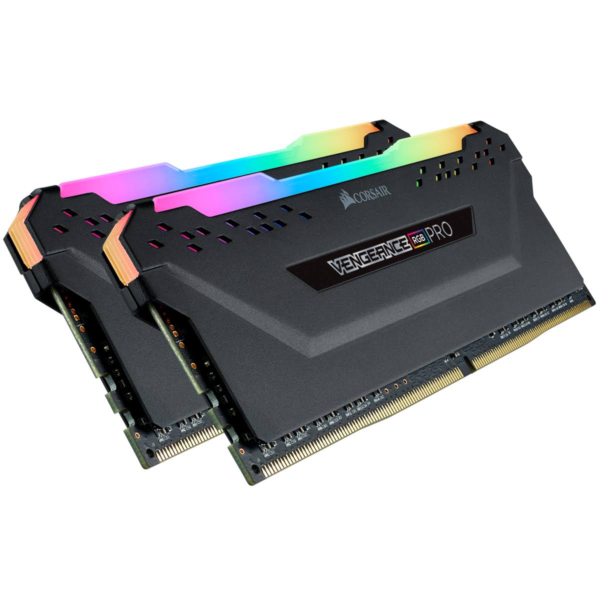 Corsair Vengeance RGB Pro Desktop Memory, 32GB (2x16GB) DDR4 2666 C16, Black