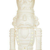 75-Inch Animated White Nutcracker Blow Mold by Holiday Time, Measuring 6.25 Feet