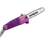 10×22 Electric Multi-Angle Pole Chain Saw in Purple, Sun Joe SWJ803E-PRP