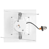Maxxima 4-Inch Square LED Retrofit Downlight with 800 Lumens, 90 CRI, Dimming and Selectable 2700K-5000K Color Temperature for Kitchen, Bathroom or Bedroom