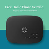 ooma DP1-T Wireless Business Desk Phone for ooma Telo Base Station, Compatible with Telo VoIP Free Internet Home Phone Service, Black