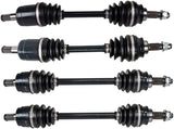Front and Rear High-Strength Axle Kit for Honda Rincon TRX650, 2003-2004, 44250-HN8-003 and 44350