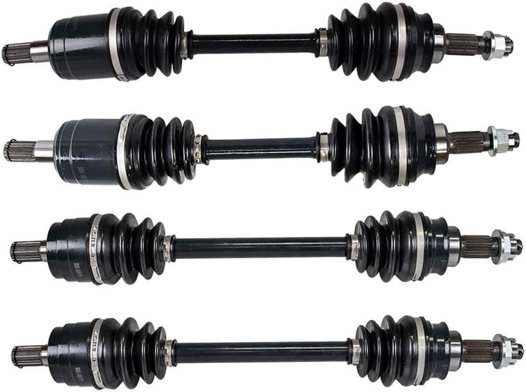 Front and Rear High-Strength Axle Kit for Honda Rincon TRX650, 2003-2004, 44250-HN8-003 and 44350