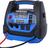 1800-Amp Rechargeable Jump Starter for Gas and Diesel Vehicles with Air Compressor, AC, 12V DC and USB Power Station