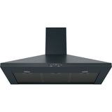 36-Inch GE Convertible Range Hood in Black Slate