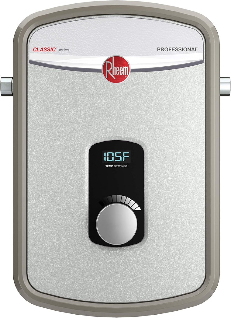 Rheem Professional Classic RTEX-11 Tankless Electric Water Heater in Gray