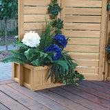Yardistry Fusion Privacy Screen with Integrated Planters