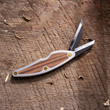 FLEXCUT Pocket Jack for Carvin 2.0, Lightweight USA-Made Wood Carving Jackknife with 4 Blades, JKN289