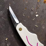 FLEXCUT Pocket Jack for Carvin 2.0, Lightweight USA-Made Wood Carving Jackknife with 4 Blades, JKN289