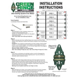 Steel Commercial Garage Door Hinge from Green Hinge System, Model 5766993, for 4