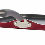 Epicurious 12-Inch Square Griddle in Red