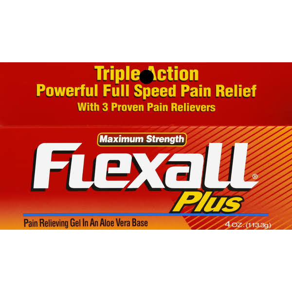 Maximum-Strength Flexall Plus Pain-Relieving Gel, 4 oz