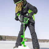 ION 39250 8 R1 Electric Ice Auger, Green and Black