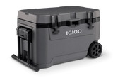 Igloo Overland 72-Quart Wheeled Ice Chest Cooler, Gray, 31 x 18 x 18